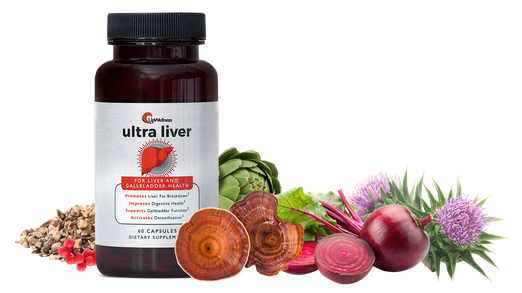 Ultra Liver Bottle and Ingredients